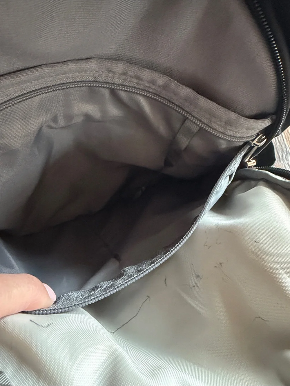 The North Face Black Recon Luxe Backpack with Subtle Rose Gold metallic Accents